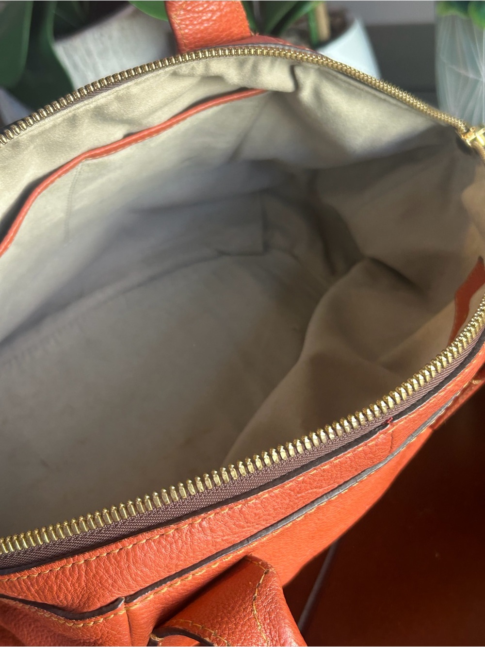 MCM Orange shoulder/ crossbody leather - Picture 10 of 14
